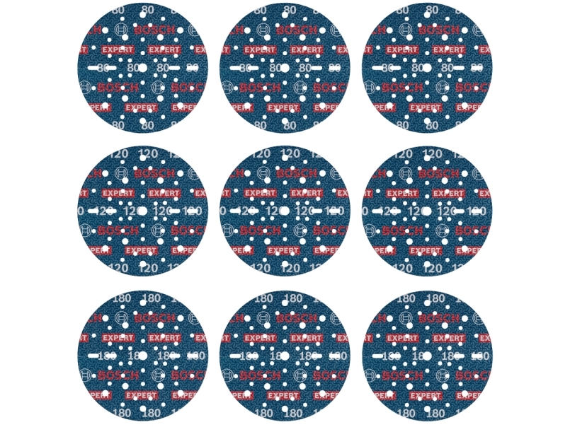 Bosch O780, Slibeskive, Maling, Stål, Træ, Blå, Rund, 12,5 cm, 12,5 cm