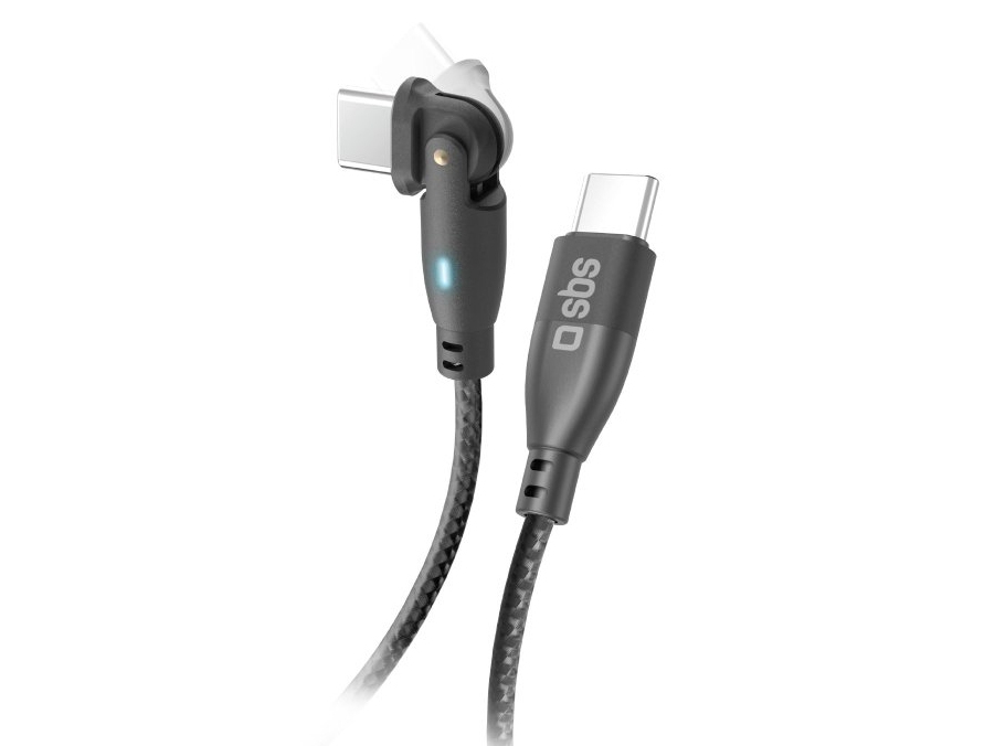 Sbs Flexi, 1 M, Usb C, Usb C, Usb 2.0, Sort