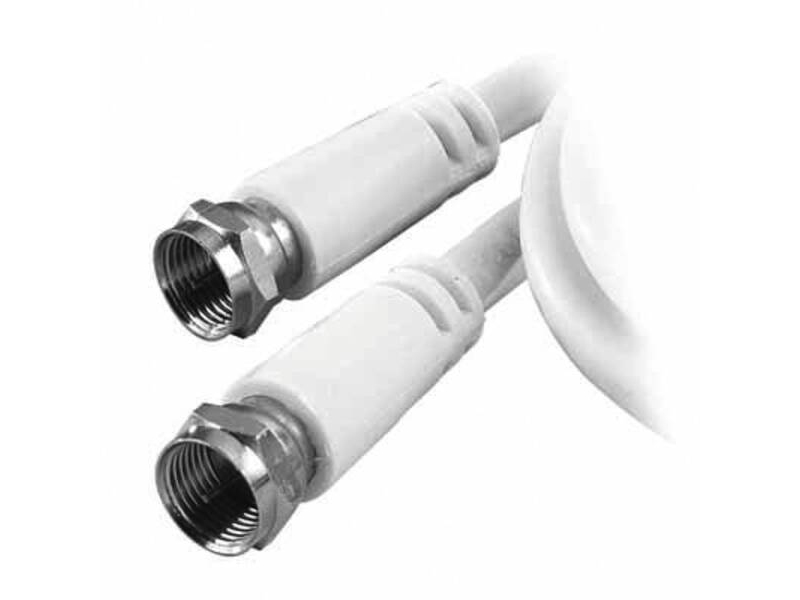 Vivanco VVSAT15MMW, 1,5 m, F-type, F-type, Hvid