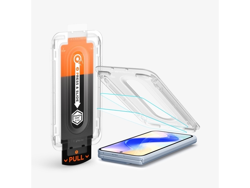 Spigen Glass Tr Ez Fit Pro 2 Pack, Transparency - Google Pixel 10 Pro Fold