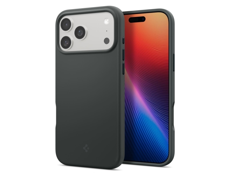 Spigen Silicone Fit (Magfit), Cover, Apple, Iphone 17 Pro Max, 17,5 Cm (6.9"), Mørkegrøn
