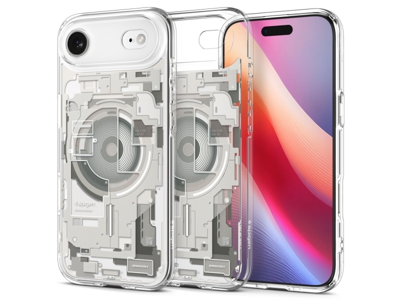 Spigen Ultra Hybrid Zero One (MagFit), Cover, Apple, iPhone 17 Air, 16,5 cm (6.5), Titanium, Transparent