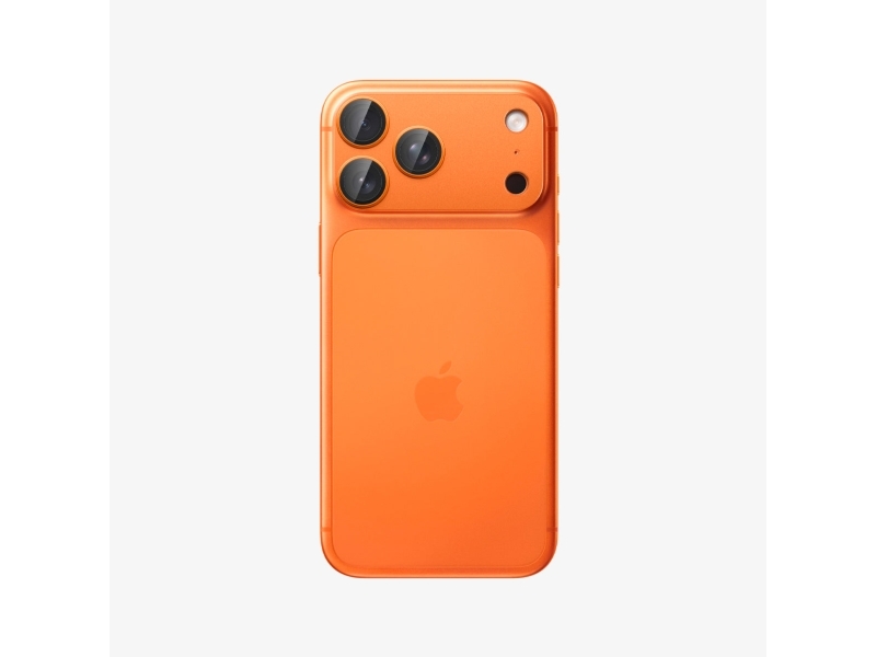 Spigen Optik Pro Xl Ez Fit, Apple, Iphone 17 Pro, Støvresistent, Ridseresistent, Orange, 2 Stk