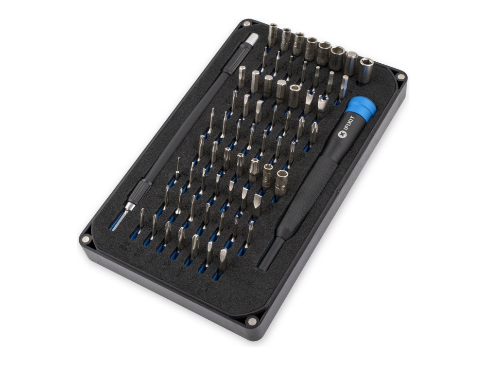 Ifixit Eu145299, 64 Stück(E), Hex (Metrisch), Mutterndreher, Pentalobe, Phillips, Sicherheitstorx, Maulschlüssel, Quadratisch,..., Ph 0,Ph 00,Ph 000,