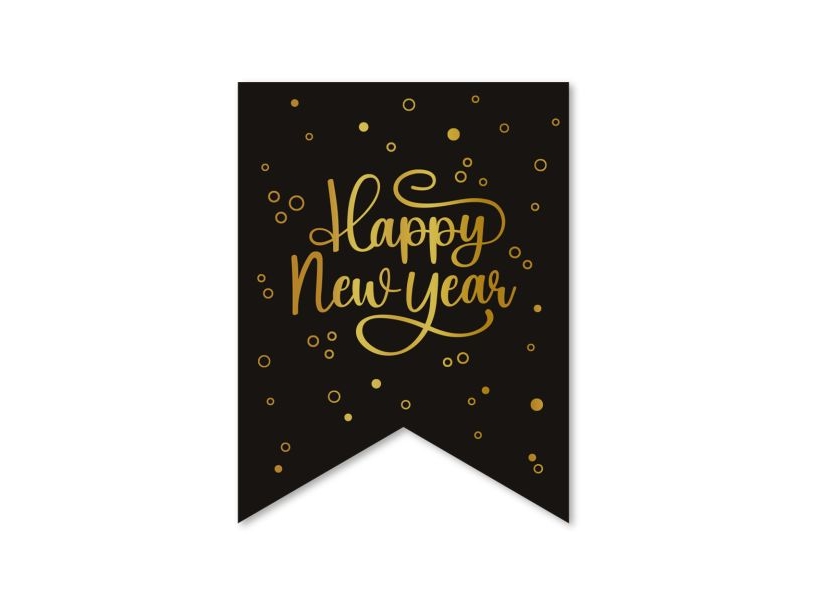 Happy New Year Guirlande, 6 M