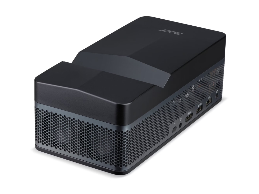Acer Projektor PD1520Us - DLP projector - ultra short-throw - 802.11ac wireless / Miracast / AirPlay - 500 ANSI lumens
