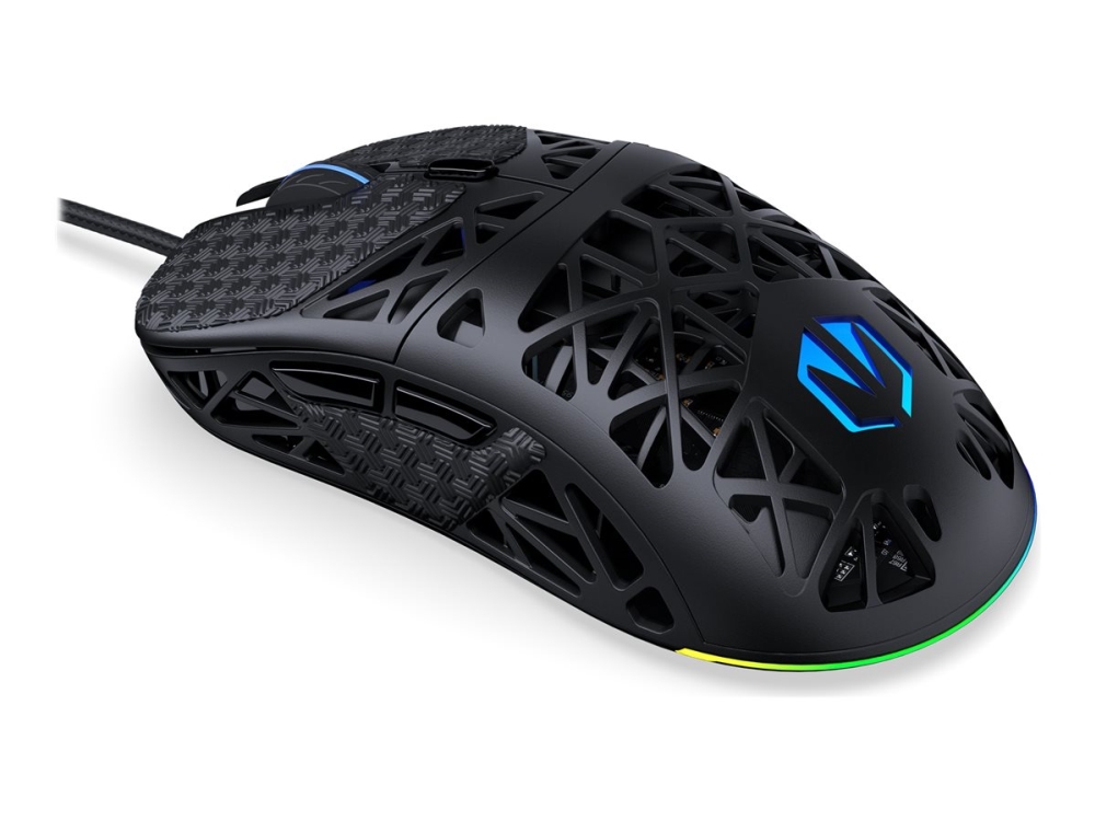 Endorfy Liv Gaming Maus - Optisch, 12.000 Dpi, 6 Tasten, Schwarz, Usb