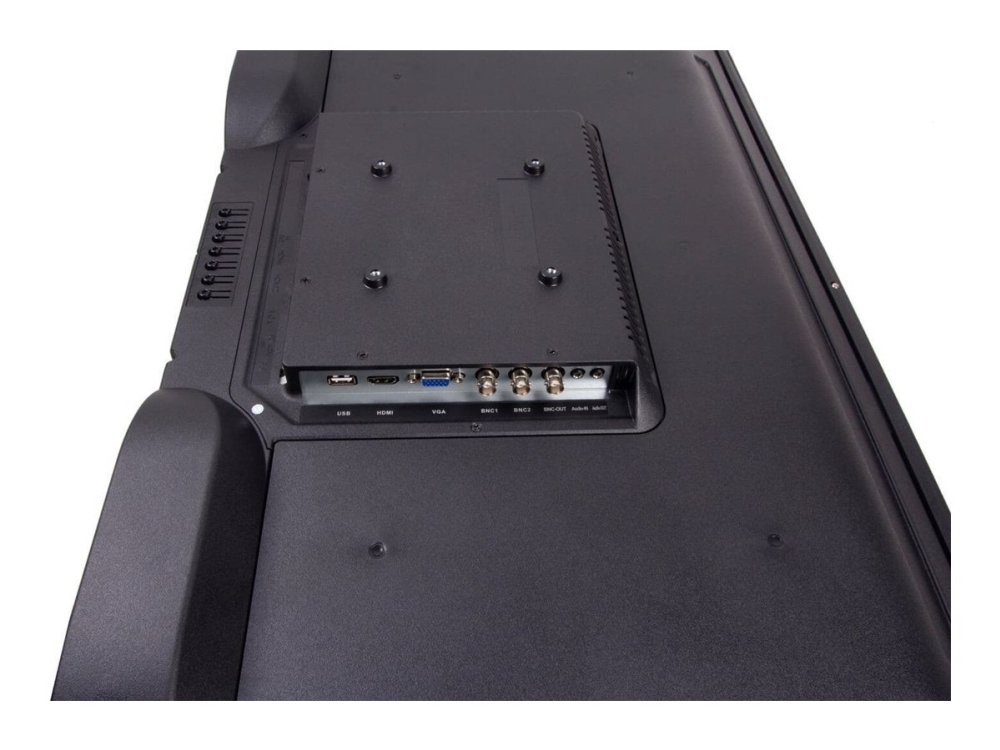 Ernitec - Led-Monitor - 43" - 3840 X 2160 4K - 350 Cd/M² - 1200:1 - 5 Ms - 3Xhdmi, Dvi, Displayport - Lautsprecher - Schwarz