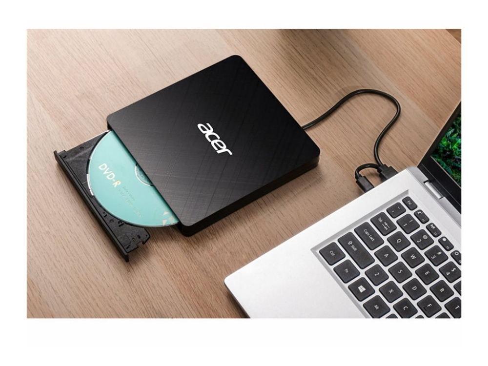 Acer DVD - Diskenhet - DVD±RW (+R dubbla lager) - USB - insticksmodul - svart | Datorkomponenter - Hårddisk & Lagring - Diskenheter | GameStuff