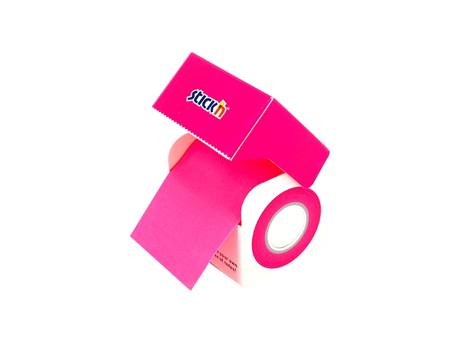 Self-Adhesive Notes 50Mmx10m On Roll Pink Neon