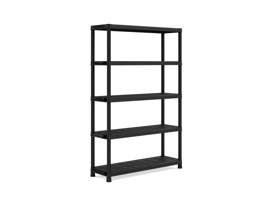 Reol/gemmeskab i plast 120x40x187 cm, 70 kg/5 L