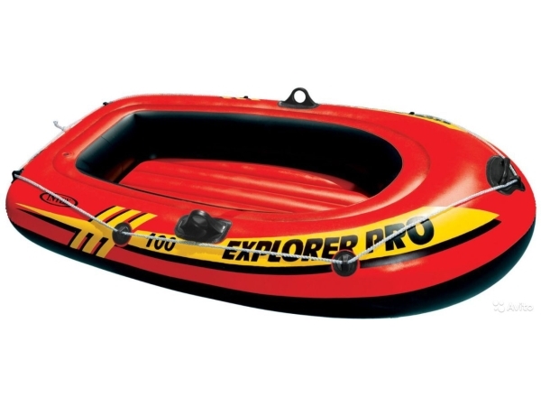 Intex 58355NP, Babybåt, pojke/flicka, PVC, svart, orange, gul | Sport & Träning - Vattensport - Kajak/Gummibåtar | GameStuff