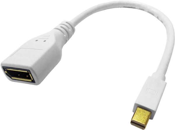 Roline 12.03.3163, Mini Displayport, Displayport, Männlich, Weiblich, Weiß