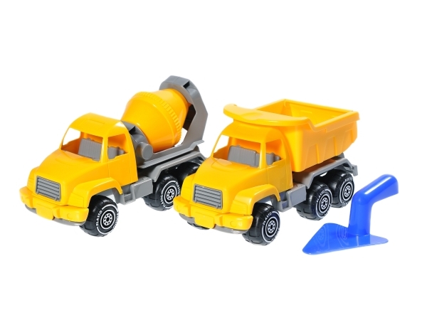 Plasto 1637, Fahrzeug-Set, 1 Jahr(E), Gelb, Grau