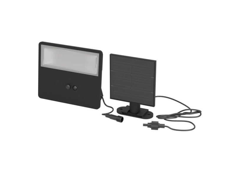 Eglo Panettieri Solar Wand 1500Lm M/Sensor Schwarz/Weiss