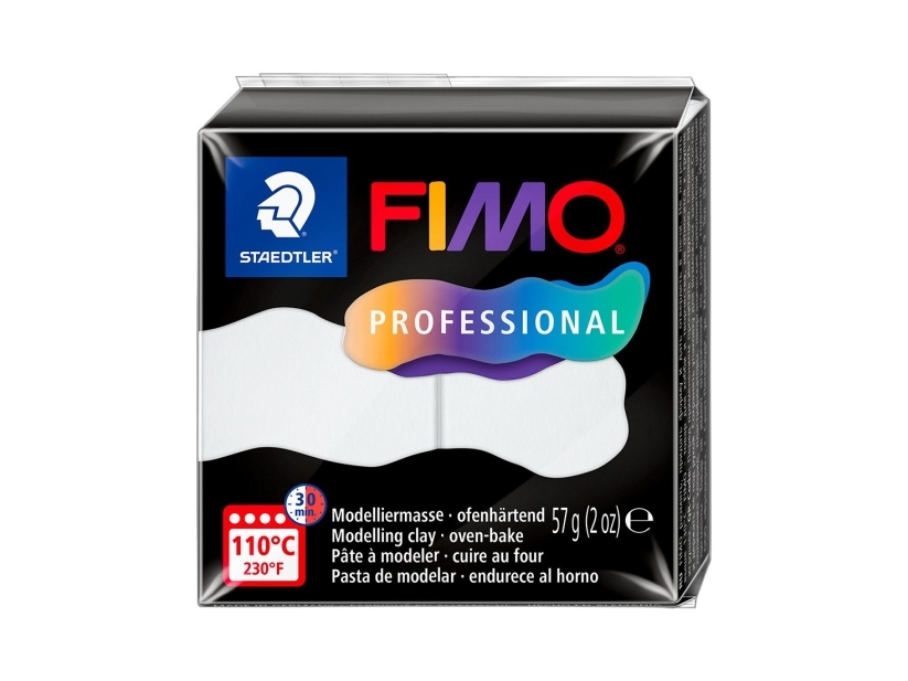 Staedtler FIMO 8040, Modellering ler, Hvid, Voksen & barn, 1 stk, Dreng/Pige, 1 farver