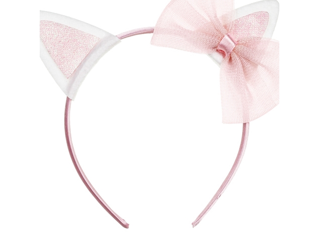 Partydeco Op38, Karnevalskostüm-Kopfband, Kind, Mädchen, 3 Jahr(E), Pink, 185 Mm