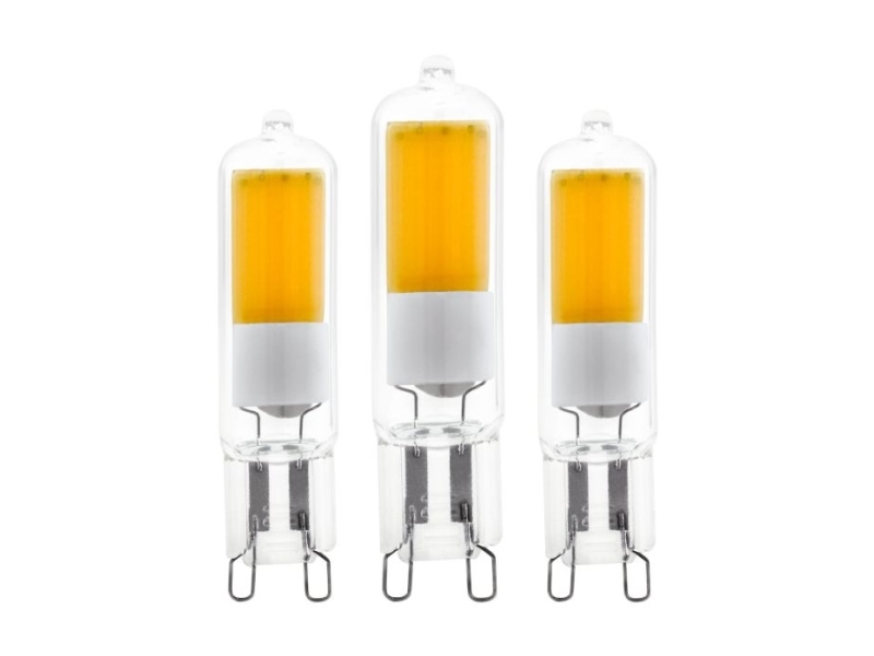 Eglo G9 Led Cob Klare Lichtquelle Mit Warmweißem Licht, 3Er Pack