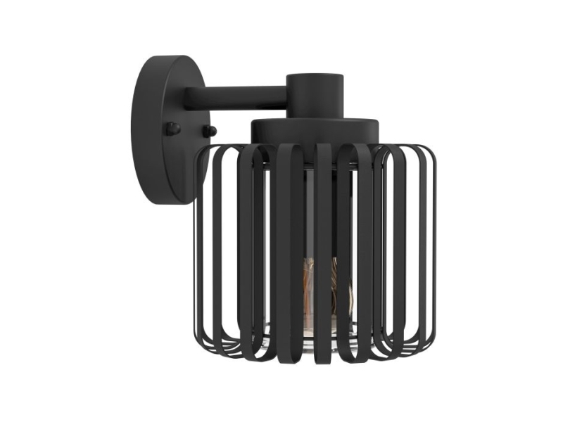 EGLO SELINUS UTOMHUS VÄGG E27 IP64 SVART | Belysning - Utomhusbelysning | GameStuff