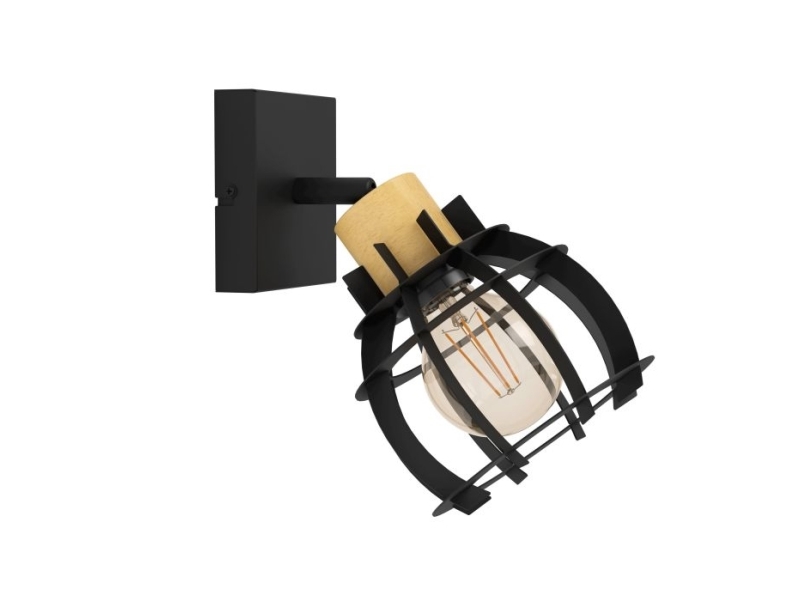 Alternativ bild 0 för EGLO Stillington 1 black brown