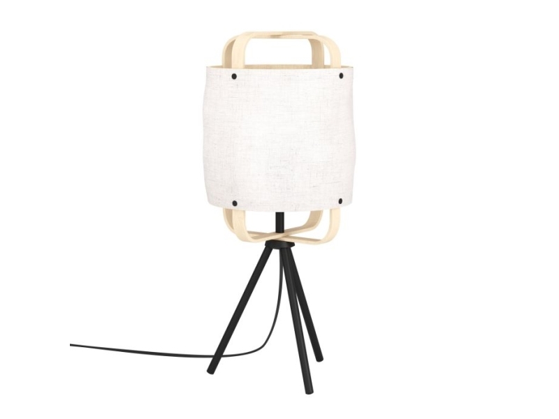 EGLO SURFLEET PÖYTÄ E27 VALKOINEN/BAMBU