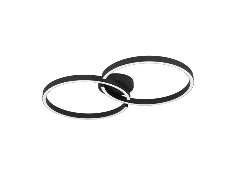 EGLO AMANDOLO LOFT 770X680 RGBTW 3000LM SORT | Belysning - Inomhusbelysning - Taklampa & Pendellampa | GameStuff