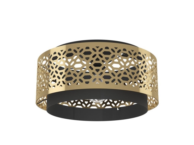 EGLO SANDBACH, E27, IP20, Svart, mässing | Belysning - Inomhusbelysning - Taklampa & Pendellampa | GameStuff