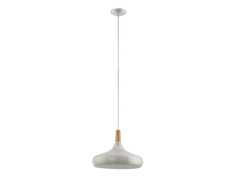 Eglo Sabinar Hängeleuchte E27 Ø400 Silber Fsc