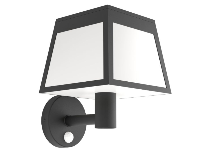 EGLO ALTILIA AURINKOSEINÄ W/SENSORILLA MUSTA/VALKOINEN