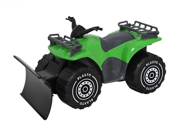 PLASTO Quadbike, green, 30 cm