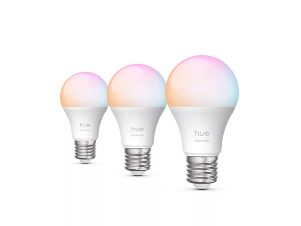 Philips Hue White and Color Ambiance 800 - LED - E27 - 8 W (motsvarande 60 W) - klass F - 2200-6500 K (paket om 3) | Belysning - Ljuskälla - E27 Ljuskälla | GameStuff