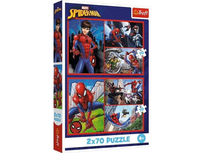 Puzzle 2X70 Pajęcze Historie / Marvel 34443