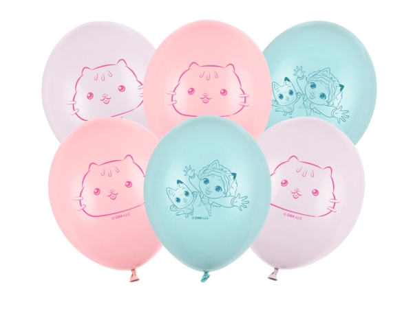 PartyDeco SB12P-347-000-6, Leksaksballong, Latex, Blandade färger, Bild, Flicka, 27 cm | Skola & Hobby - Festdekorera - Ballonger | GameStuff