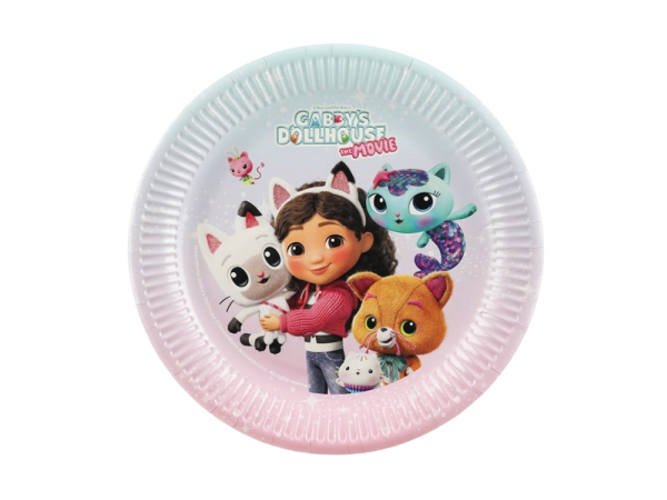 PartyDeco TPP103, Tallrik, Rund, papper, Multifärg, Bild, 6 styck | Catering - Engångsservis | GameStuff