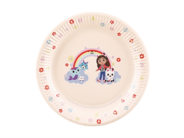 PartyDeco TPP104, Tallrik, Rund, papper, Multifärg, Bild, 6 styck | Catering - Engångsservis | GameStuff