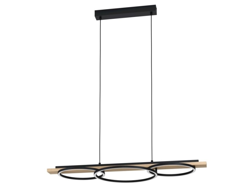 EGLO BOYAL LÅNGBORDSDIMMER SVART/NATUR FSC | Belysning - Inomhusbelysning - Taklampa & Pendellampa | GameStuff