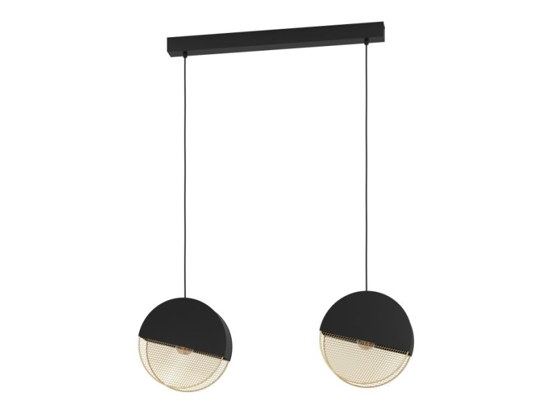 Eglo Mumbles Anhänger 2Xe27 L860 Schwarz/Gold