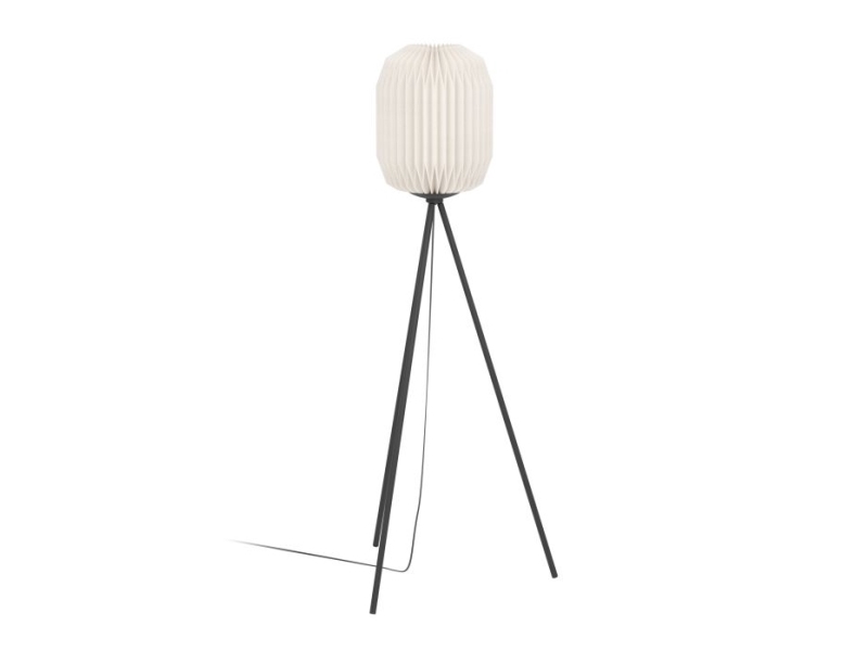 EGLO BELGRAVE, Svart, Universal, Stål, IP20, II, E27 | Belysning - Inomhusbelysning - Golvlampa | GameStuff