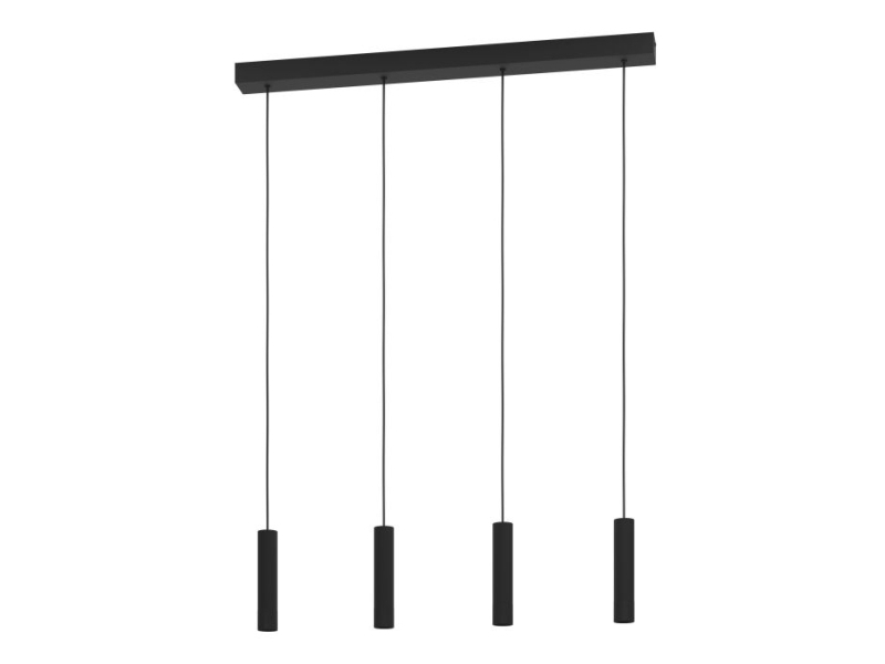Eglo Negre Langer Tisch L840 4X480lm Dimm. Schwarz
