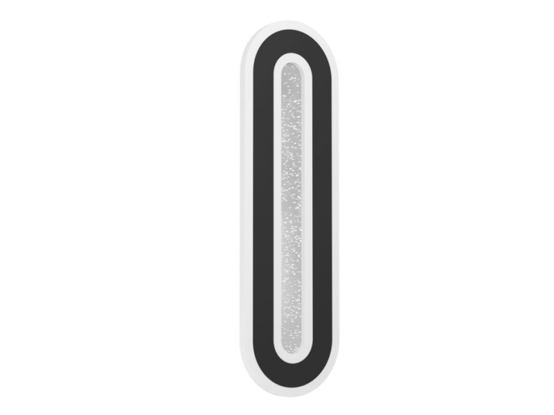 Eglo Macchioni Decke 400X120 1560Lm 4000K Schwarz Mit Kristalleffekt