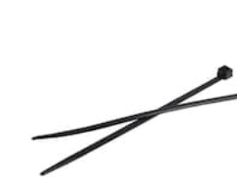 Strips, 4,5 x 430 mm, sort, pakke a 100 stk. | EL Artiklar - Andra EL - Starka kraftartiklar | GameStuff