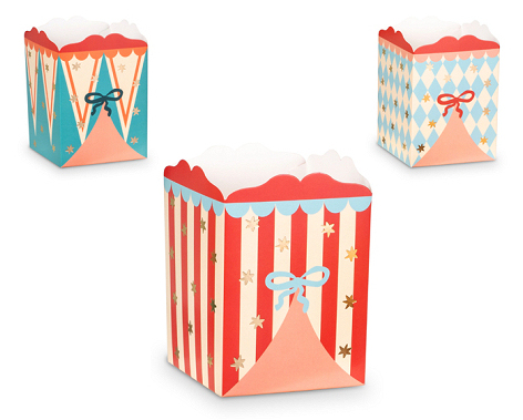 Partydeco Fns11, Papier, Mehrfarbig, Muster, 80 Mm, 80 Mm, 115 Mm