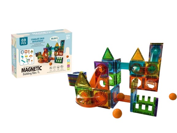 Magnetische Bausteine 69 Stück