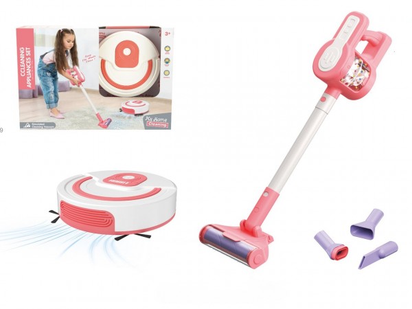 Madej opretstående støvsuger og rengøringsrobot