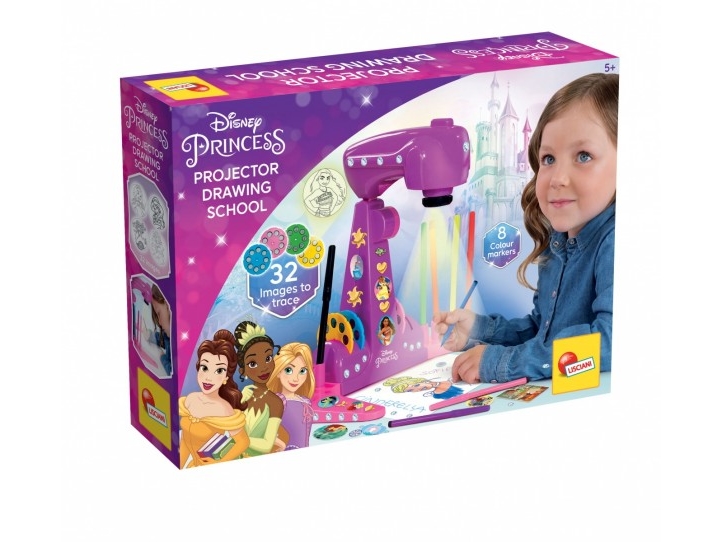 Lisciani LISCIANI PRINCESS TECKNINGSSKOLA MED PROJEKTOR | Leksaker - Kreativitet - Spela degen | GameStuff