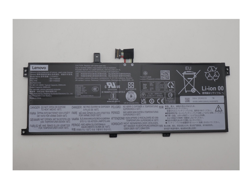 46Wh Internal Lithium-Ion Battery For Lenovo Systems