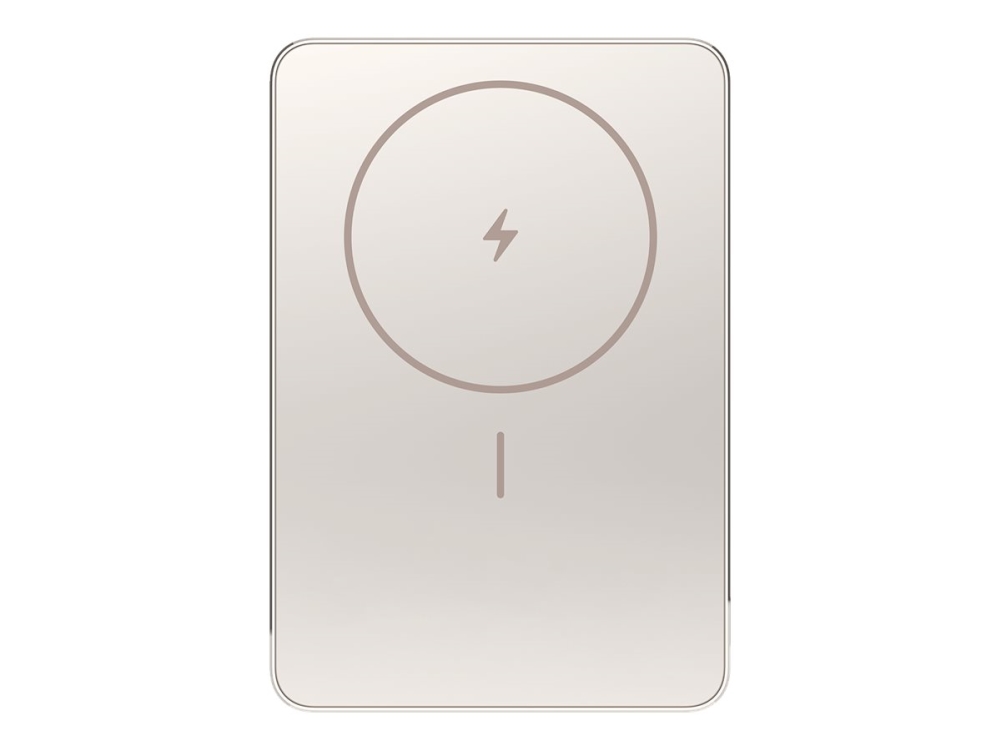 Xiaomi Super Slim Magnetic Power Bank 5000, 5000 Mah, Lithium-Ion (Li-Ion), Wireless Charging, 3.87 V, Sand