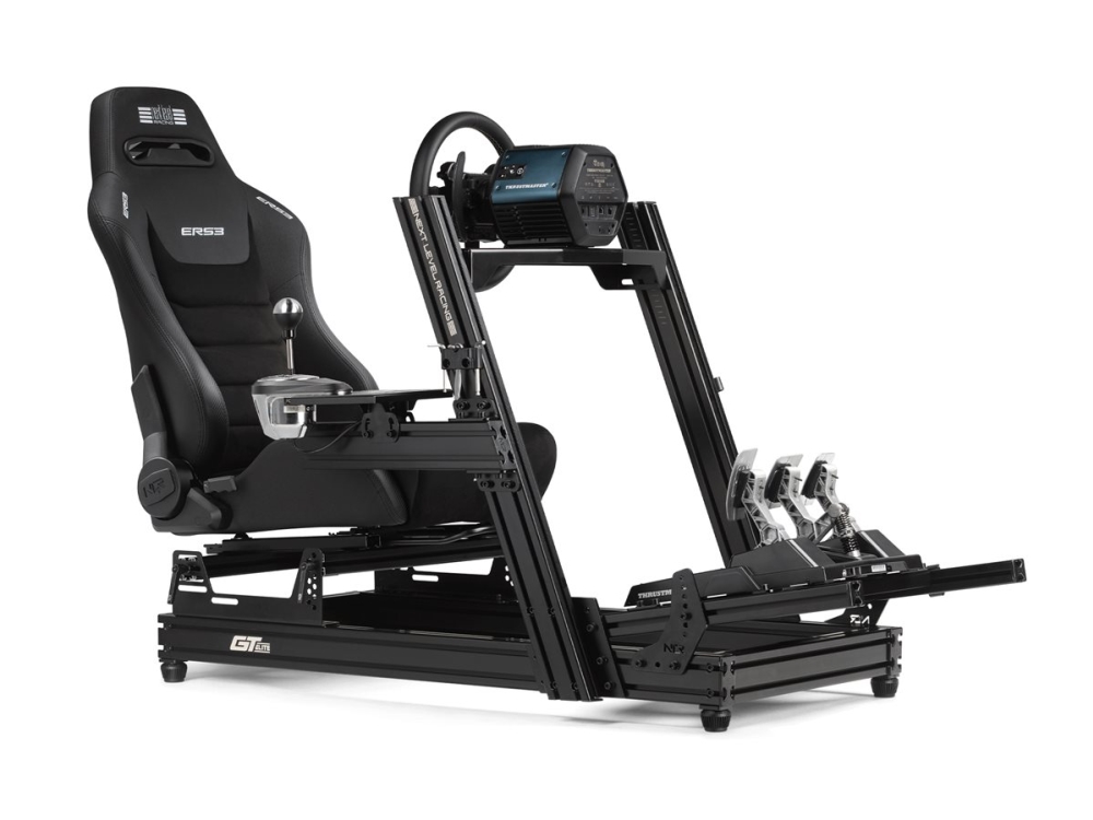 Next Level Racing Elite Series Ers3 - Racersimulator-Cockpitsæde - Ergonomisk - Lænestol - Polyuretan-Læder, Ruskind