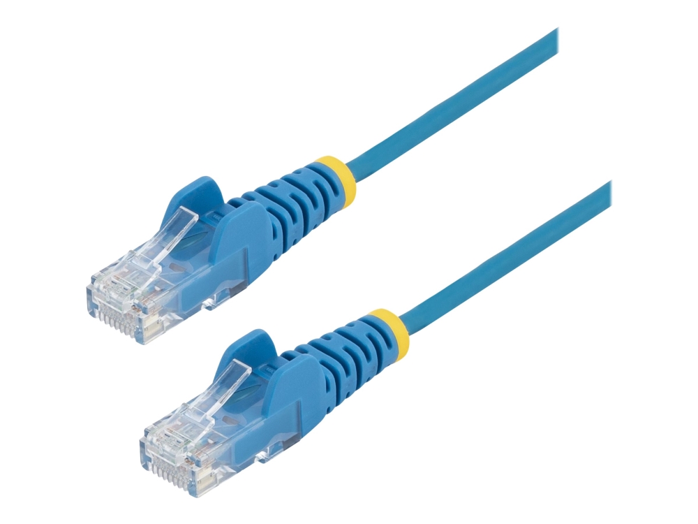 Startech.Com 1Ft Slim Lszh Cat6 Ethernet Kabel, 10 Gigabit Snagless Rj45 100W Poe Patch Cord, Cat 6 10Gbe Utp Netzwerkkabel W/Strain Relief, Blau, Fl