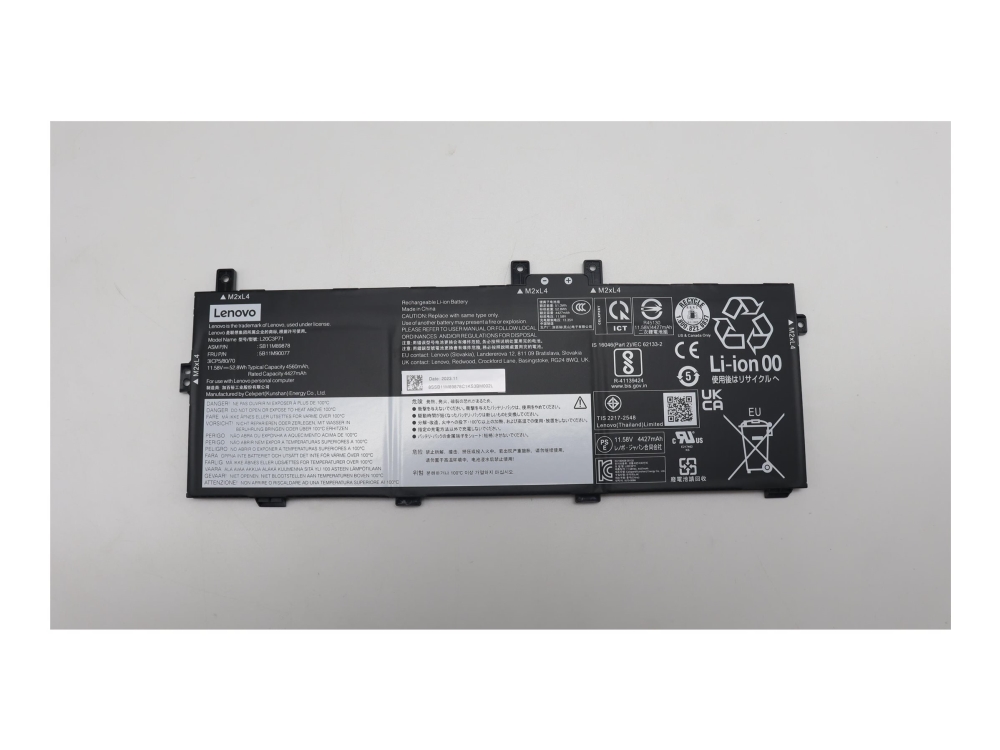 Internal Li-Ion Battery, 52.8Wh, 3-Cell Design